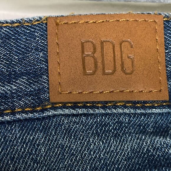 UO Urban Outfitters BDG Vintage Boot Cut Button Fly Ankle Jeans Women's Size 29 - Picture 7 of 11